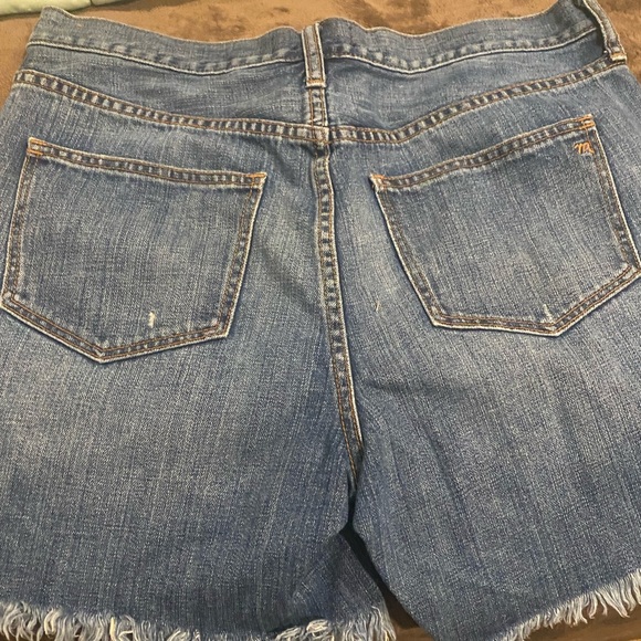 MADEWELL HIGH-RISE DENIM BOY SHORTS - Picture 6 of 8